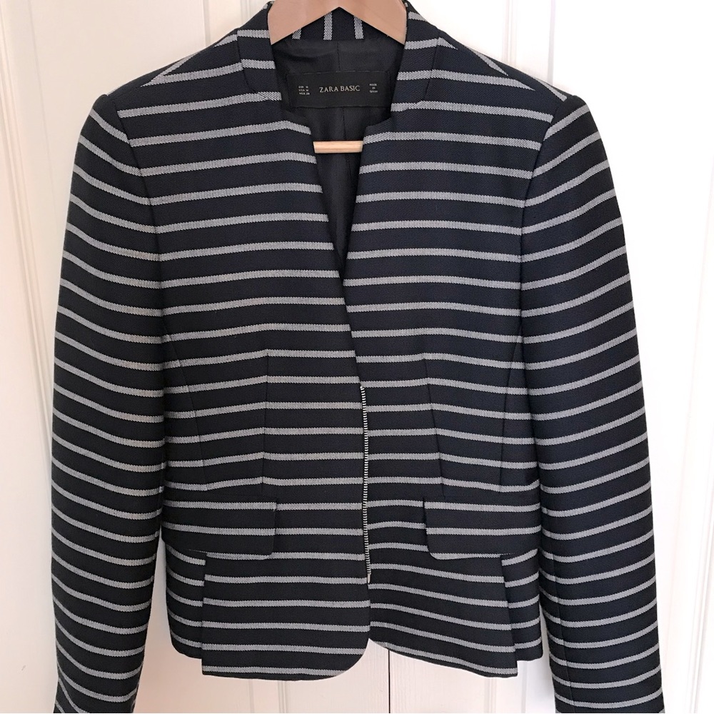 Zara Striped Blazer